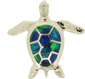 TURTLE SHAPE GILSON OPAL PENDANT