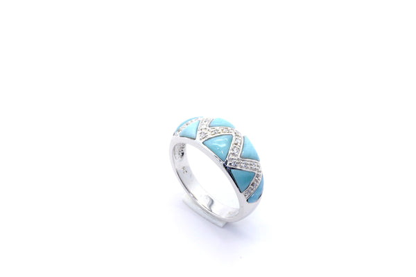 GORGEOUS LARIMAR INLAY BAND