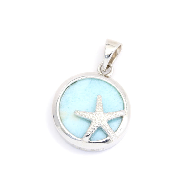 STAR FISH LARIMAR PENDANT