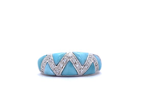 GORGEOUS LARIMAR INLAY BAND