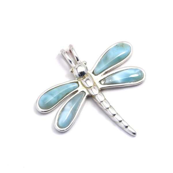 DRAGONFLY LARIMAR PENDANT