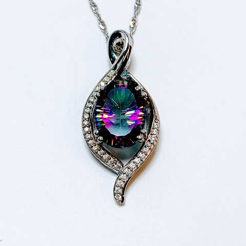 CARIBBEAN TOPAZ PENDANT