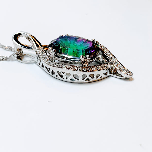 CARIBBEAN TOPAZ PENDANT