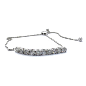 DIAMOND ADJUSTABLE BOLO BRACELET