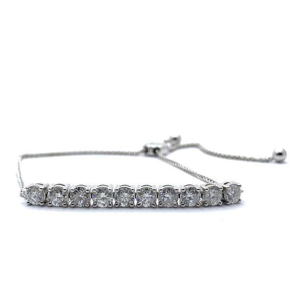 DIAMOND ADJUSTABLE BOLO BRACELET