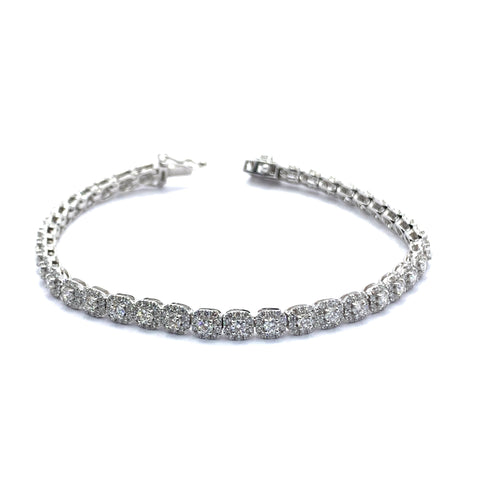 DIAMOND HALO BRACELET