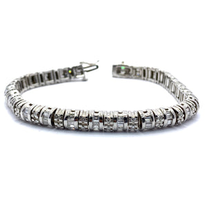 CHANNEL SET DIAMOND BRACELET