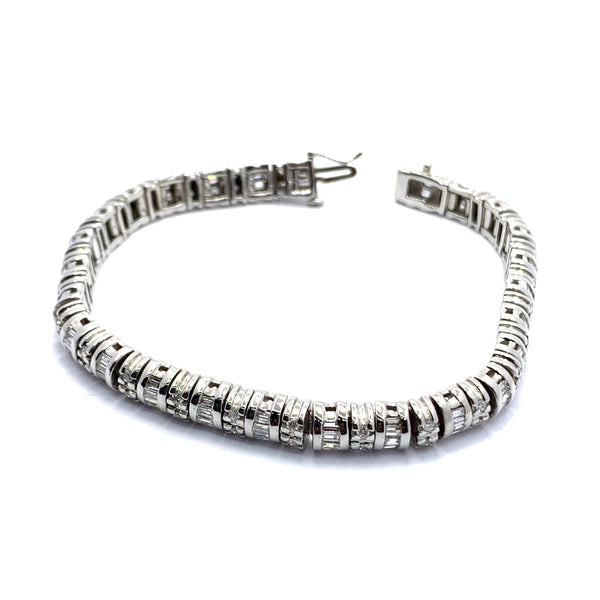 CHANNEL SET DIAMOND BRACELET