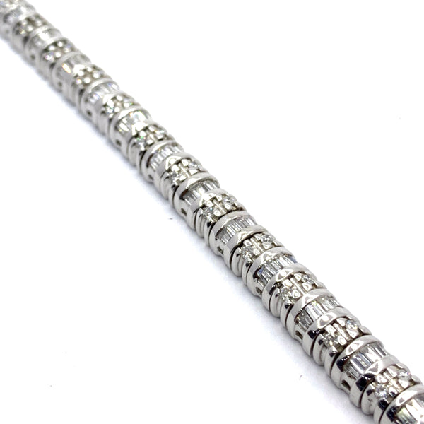 CHANNEL SET DIAMOND BRACELET