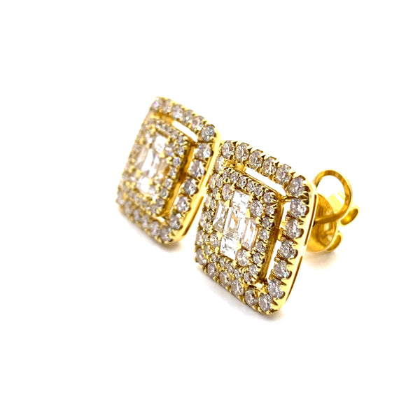 BAGUETTE DIAMOND EARRINGS