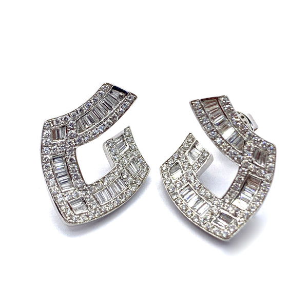 BAGUETTE DIAMOND EARRINGS