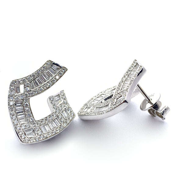 BAGUETTE DIAMOND EARRINGS