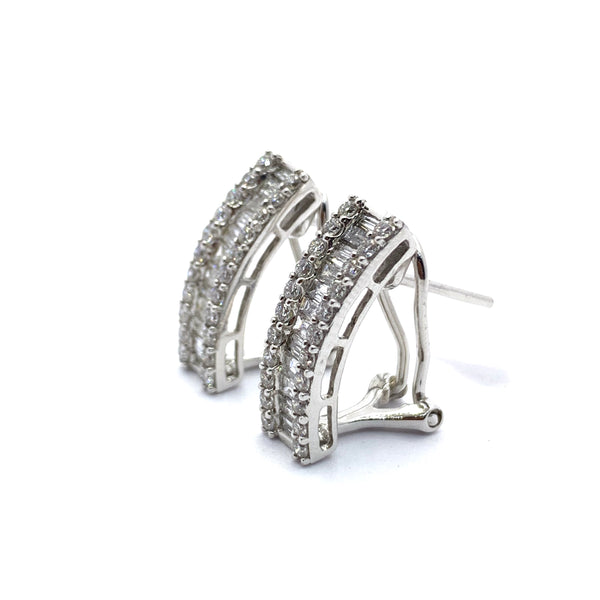 BAGUETTE DIAMOND EARRINGS