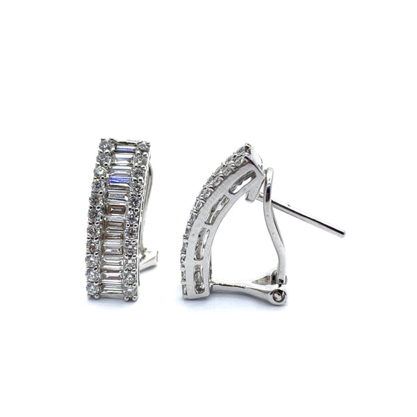 BAGUETTE DIAMOND EARRINGS