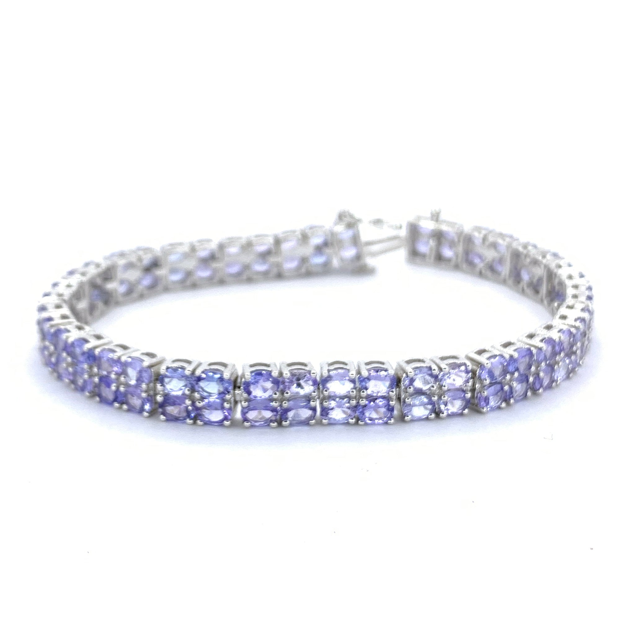 Tanzanite & Diamond Luxury Bracelet - Richards & Co Jewellery