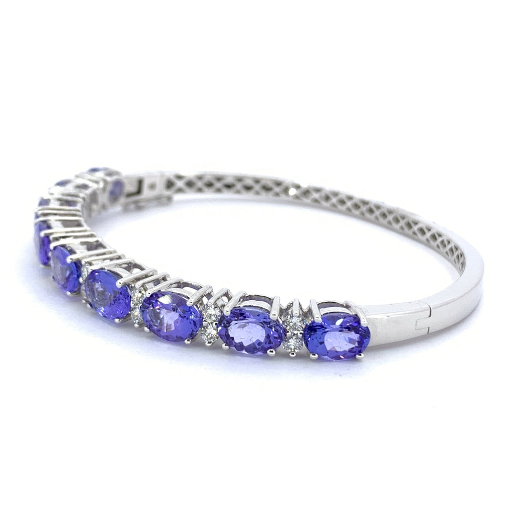 Tanzanite sale bangle bracelet