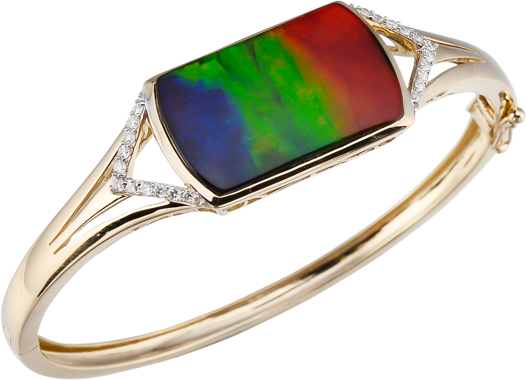 AMMOLITE BANGLE