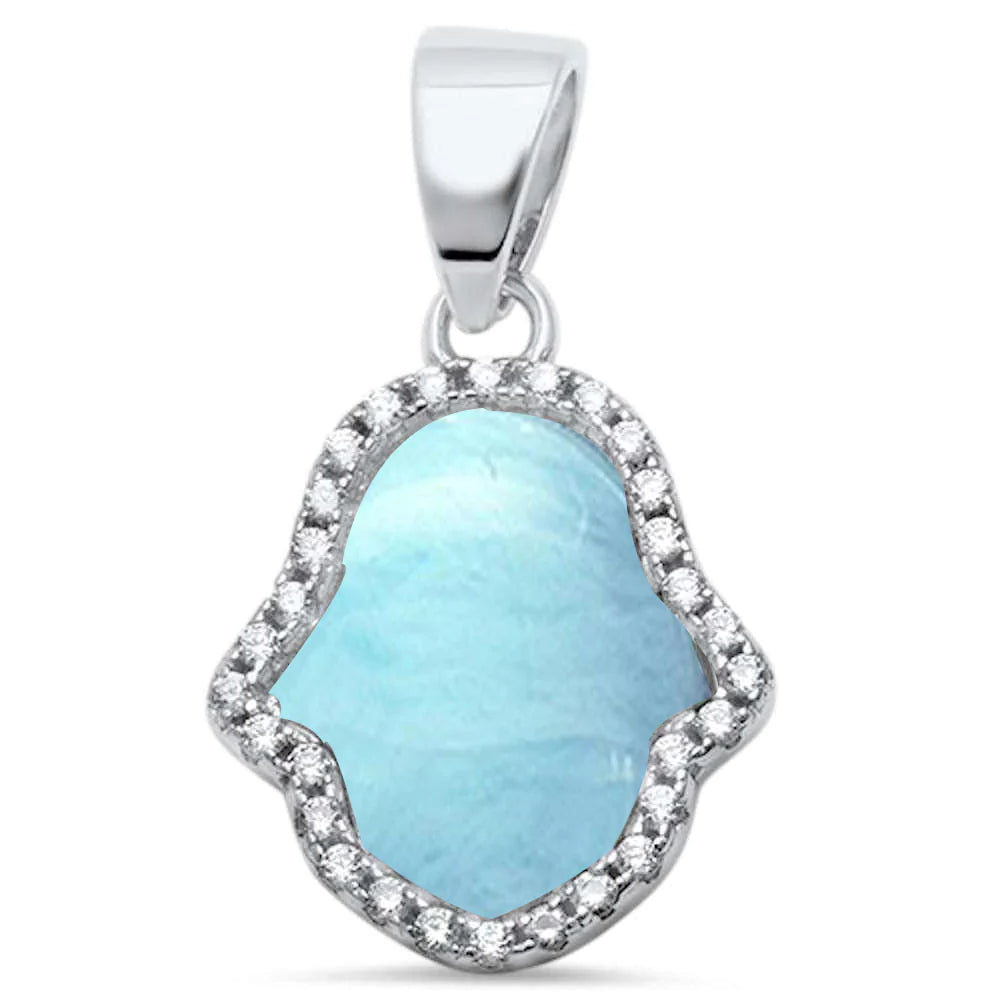 Natural Larimar Pendant